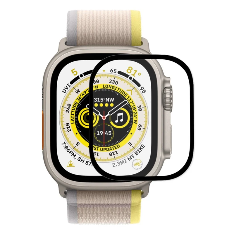 Apple Watch Ultra Gehärtetes Glas Displayschutz