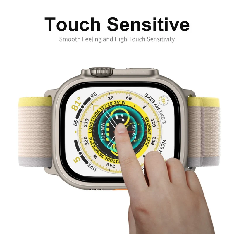 Apple Watch Ultra Gehärtetes Glas Displayschutz