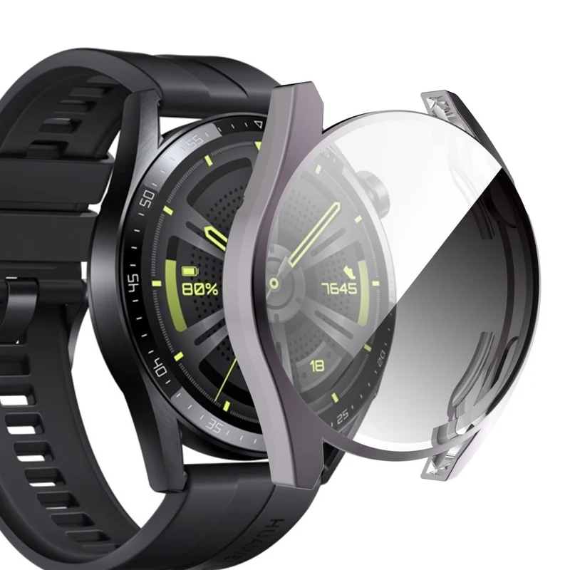 Super Schön Huawei Watch GT 3 (46mm) Plastik und Glas Hülle