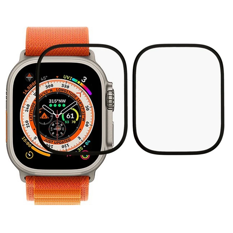 2stück Apple Watch Ultra Plastik HD Displayschutz