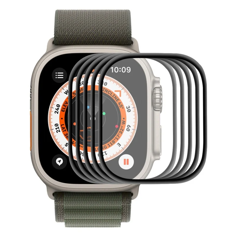 5stück Apple Watch Ultra Plastik Displayschutz