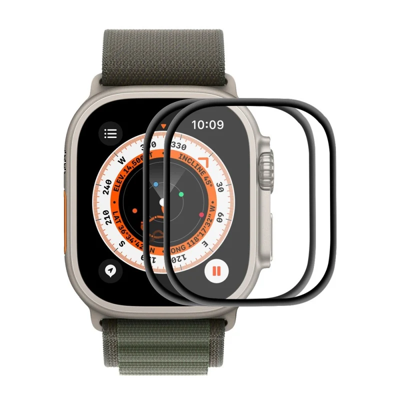 2stück Apple Watch Ultra Plastik Displayschutz