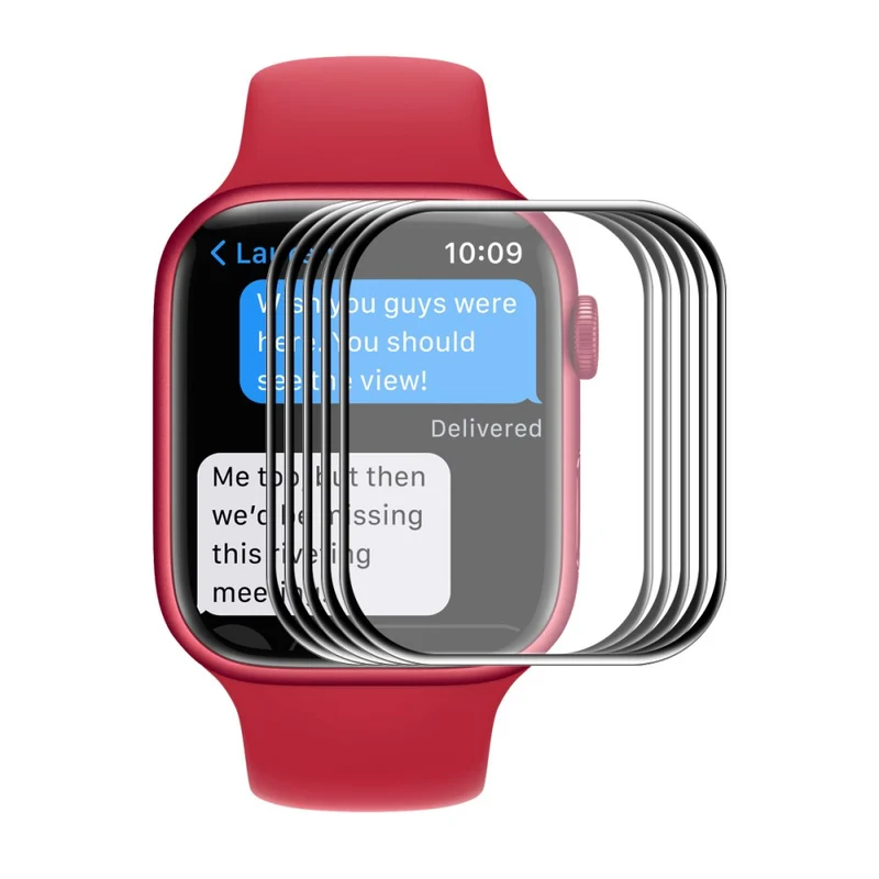 5stück Apple Watch Series 7 41mm Gehärtetes Glas Displayschutz