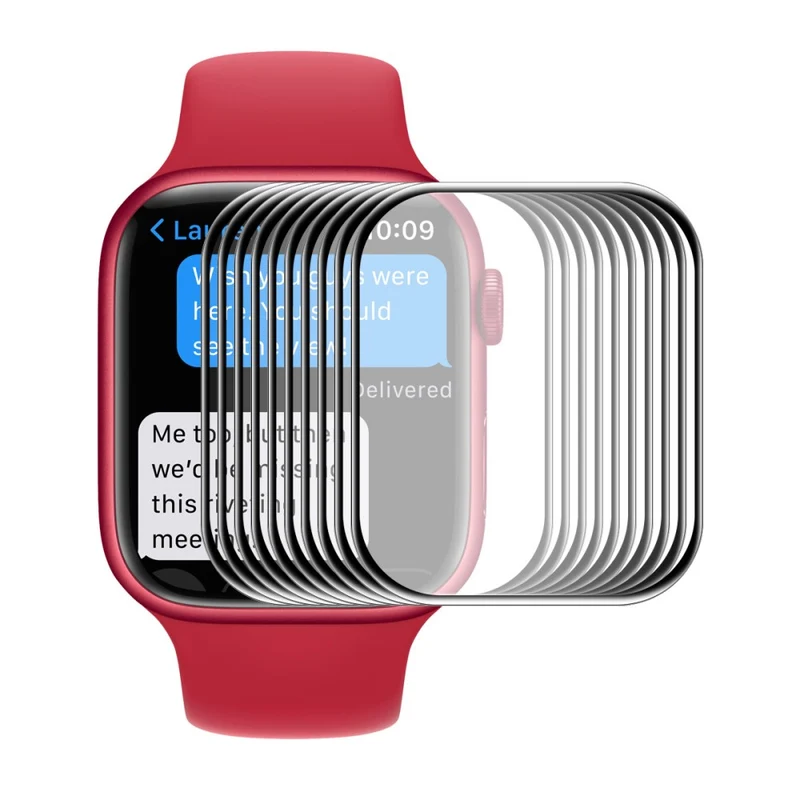 5stück Apple Watch Series 7 41mm Gehärtetes Glas Displayschutz