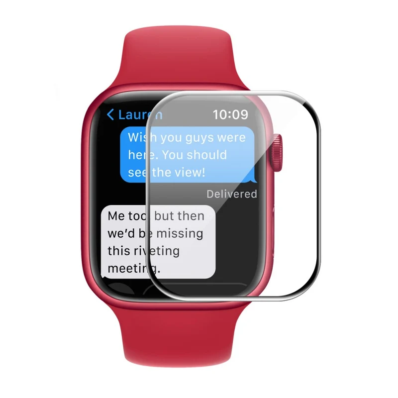 Apple Watch Series 7 41mm Gehärtetes Glas Displayschutz