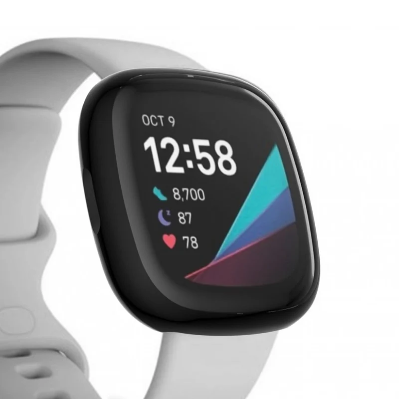 Modisch Fitbit Versa 3 / Fitbit Sense Silikon / TPU Hülle
