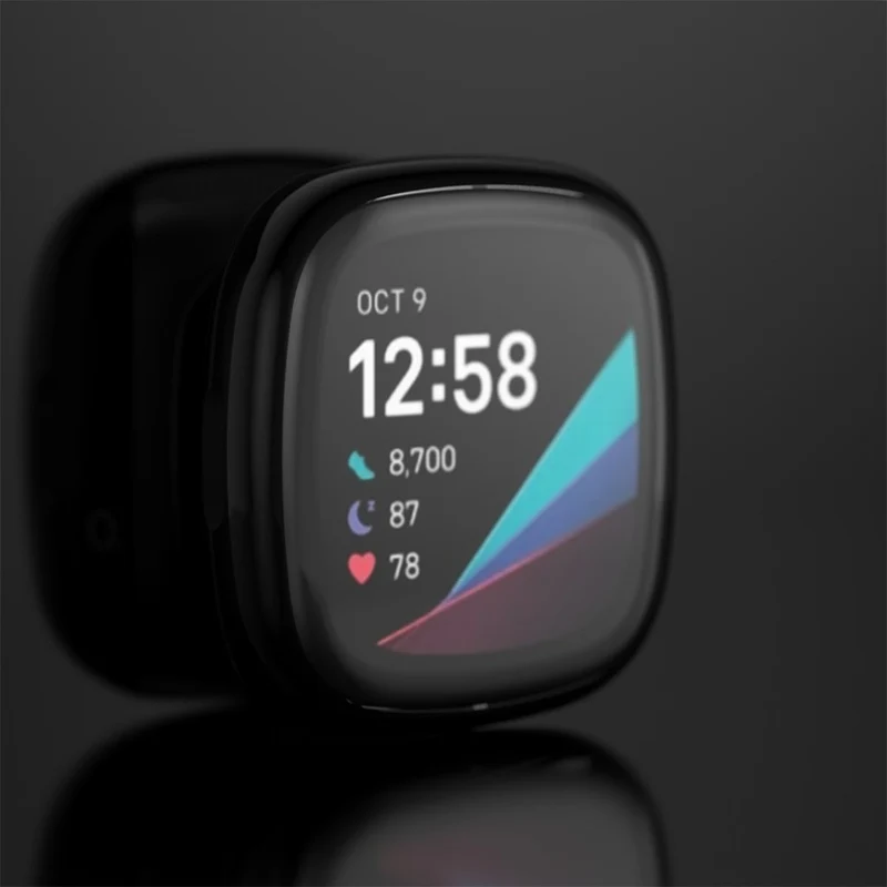 Modisch Fitbit Versa 3 / Fitbit Sense Silikon / TPU Hülle