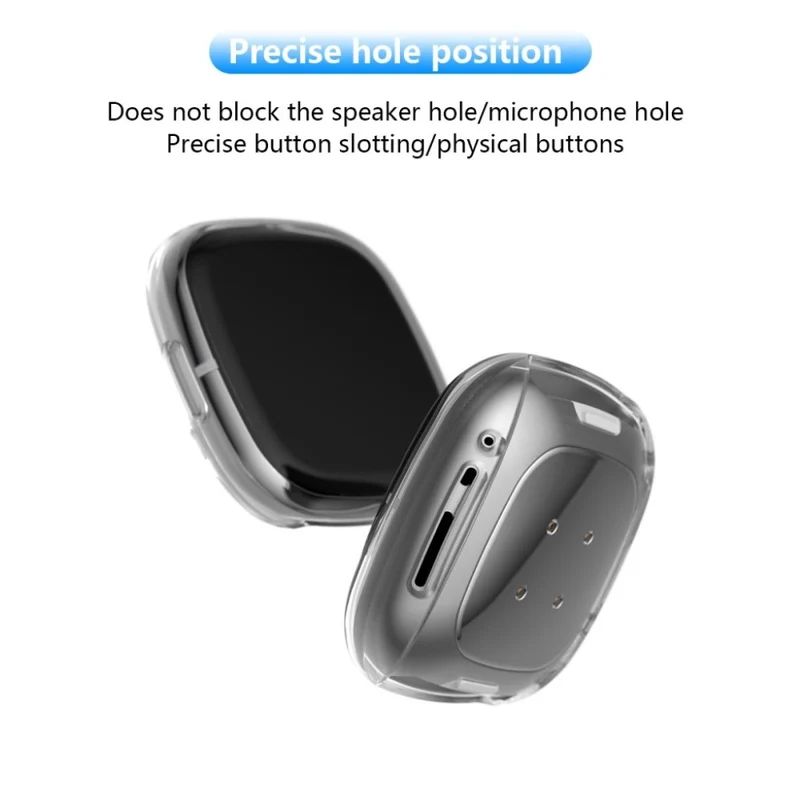 Modisch Fitbit Versa 3 / Fitbit Sense Silikon / TPU Hülle