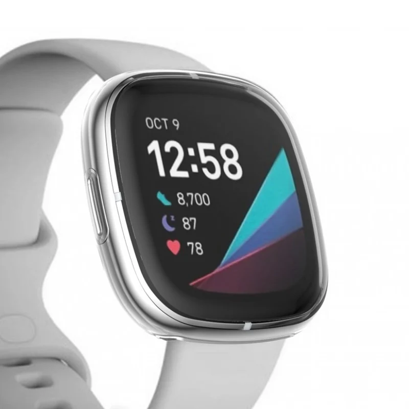 Modisch Fitbit Versa 3 / Fitbit Sense Silikon / TPU Hülle