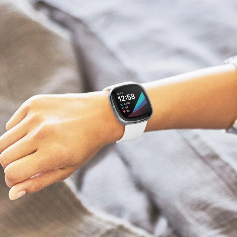 Modisch Fitbit Versa 3 / Fitbit Sense Silikon / TPU Hülle
