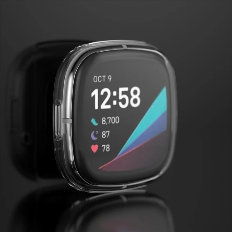 Modisch Fitbit Versa 3 / Fitbit Sense Silikon / TPU Hülle