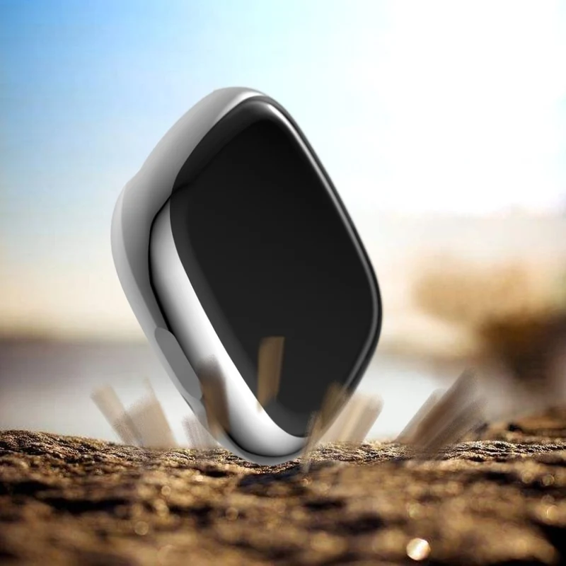 Modisch Fitbit Versa 3 / Fitbit Sense Silikon / TPU Hülle
