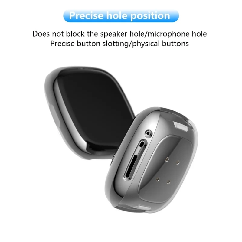 Modisch Fitbit Versa 3 / Fitbit Sense Silikon / TPU Hülle