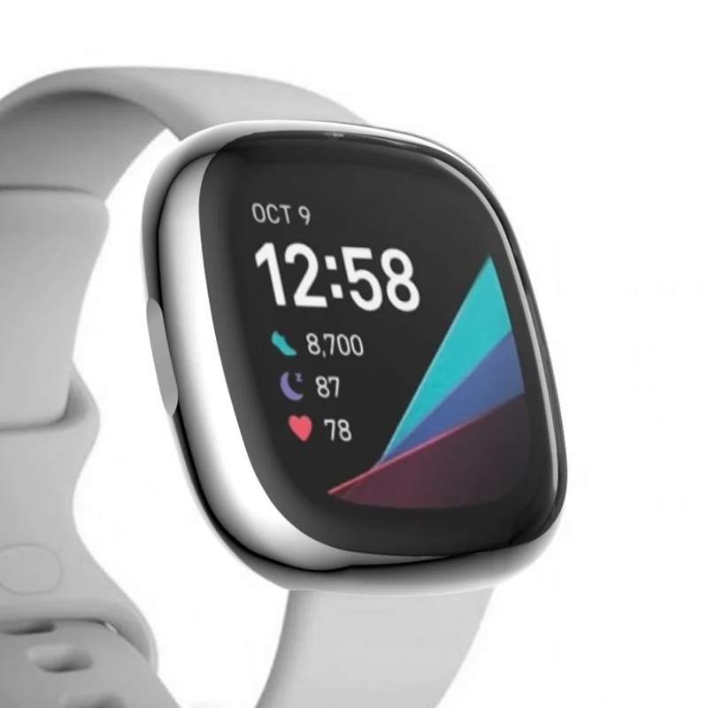 Modisch Fitbit Versa 3 / Fitbit Sense Silikon / TPU Hülle
