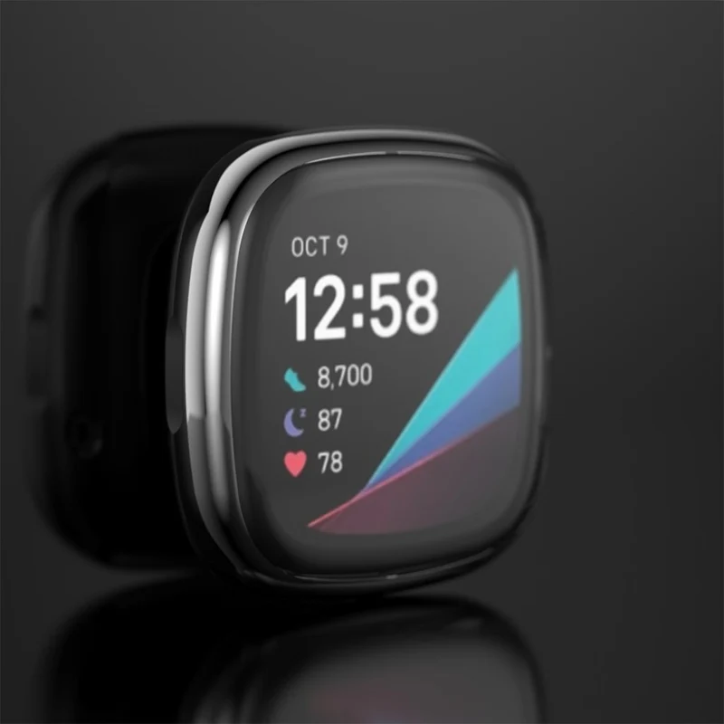 Modisch Fitbit Versa 3 / Fitbit Sense Silikon / TPU Hülle