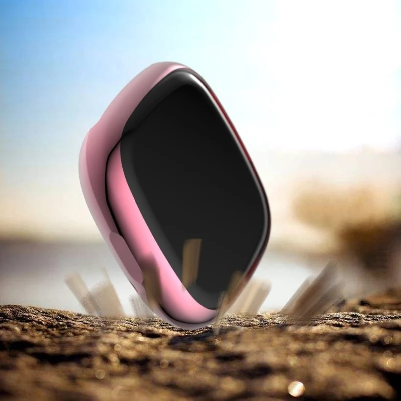 Modisch Fitbit Versa 3 / Fitbit Sense Silikon / TPU Hülle