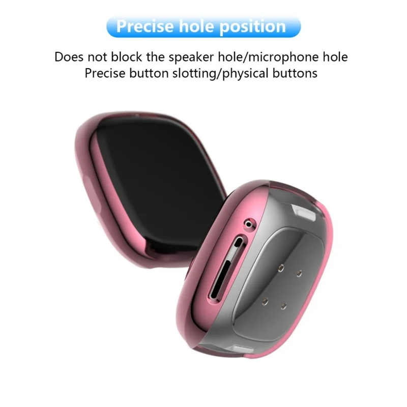 Modisch Fitbit Versa 3 / Fitbit Sense Silikon / TPU Hülle