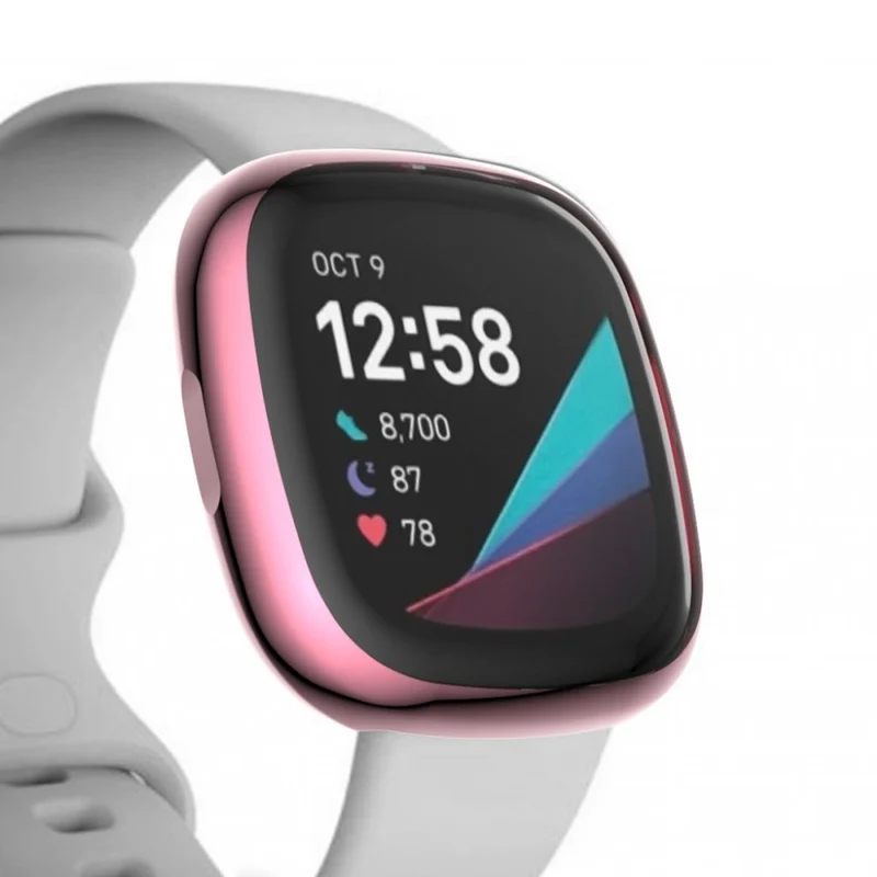 Modisch Fitbit Versa 3 / Fitbit Sense Silikon / TPU Hülle