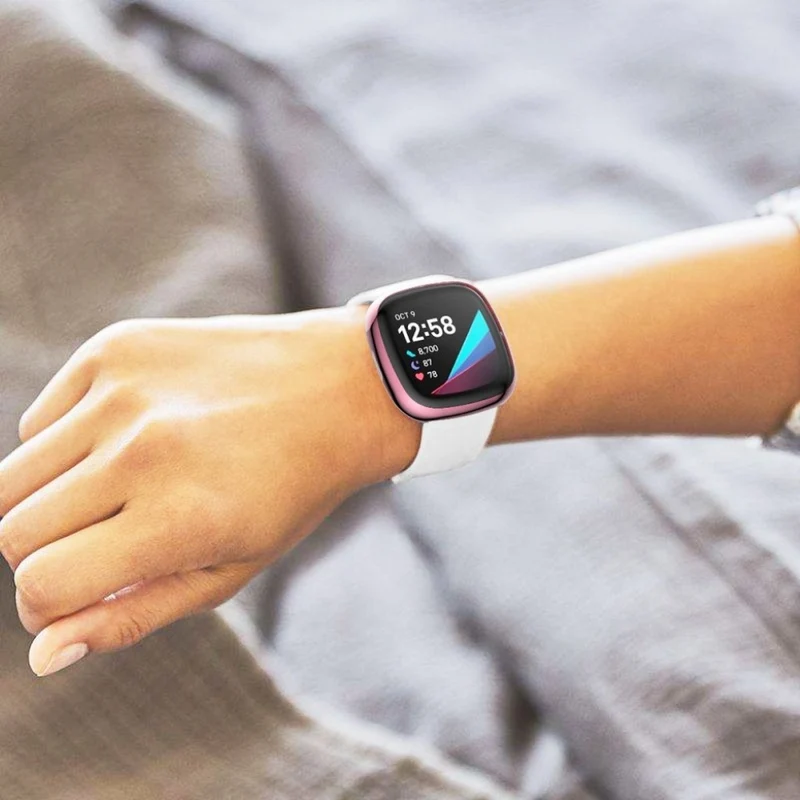 Modisch Fitbit Versa 3 / Fitbit Sense Silikon / TPU Hülle