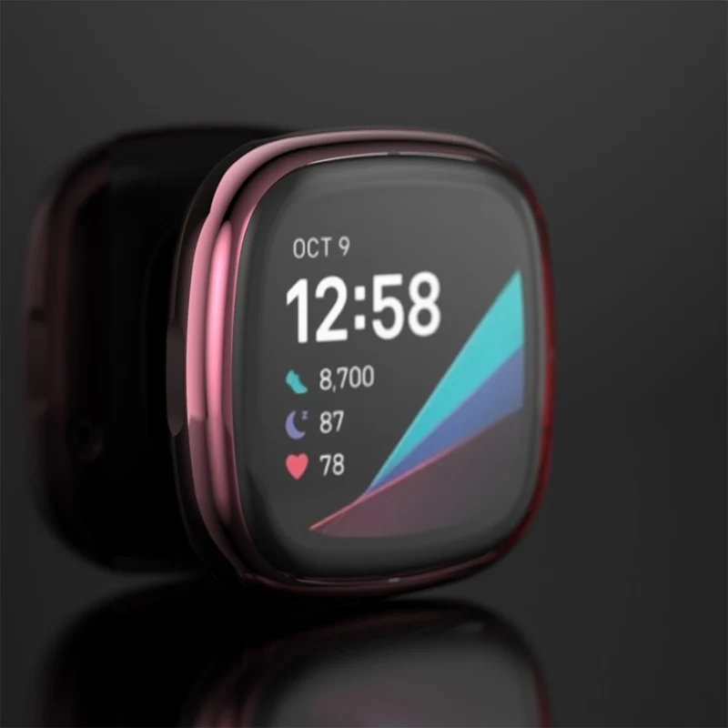 Modisch Fitbit Versa 3 / Fitbit Sense Silikon / TPU Hülle