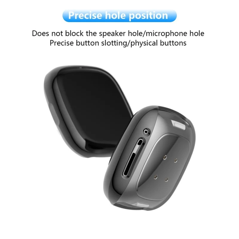 Modisch Fitbit Versa 3 / Fitbit Sense Silikon / TPU Hülle