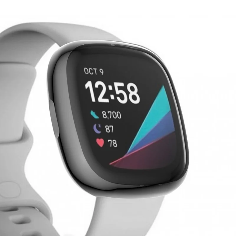 Modisch Fitbit Versa 3 / Fitbit Sense Silikon / TPU Hülle