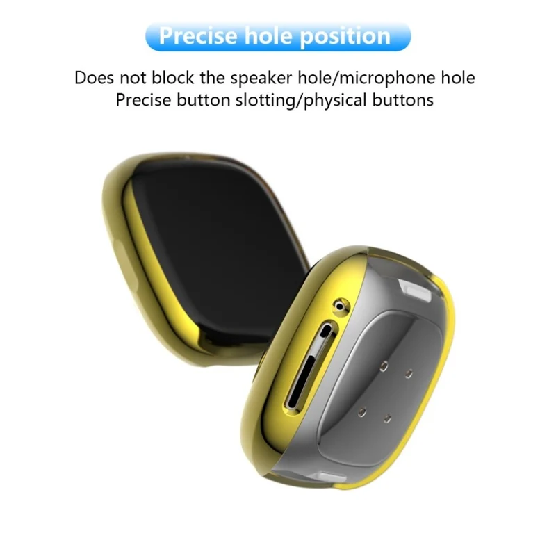Modisch Fitbit Versa 3 / Fitbit Sense Silikon / TPU Hülle