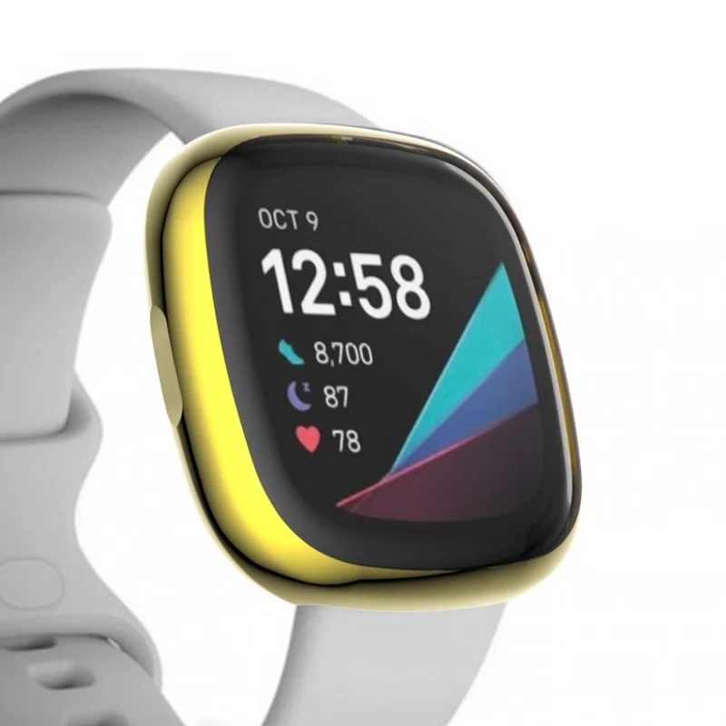 Modisch Fitbit Versa 3 / Fitbit Sense Silikon / TPU Hülle
