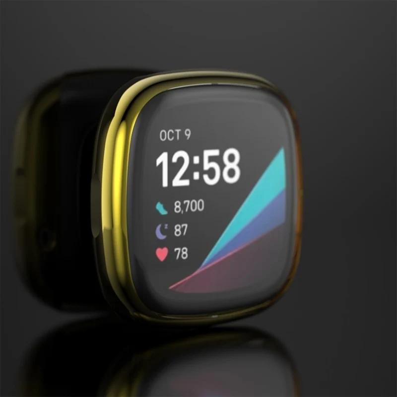 Modisch Fitbit Versa 3 / Fitbit Sense Silikon / TPU Hülle