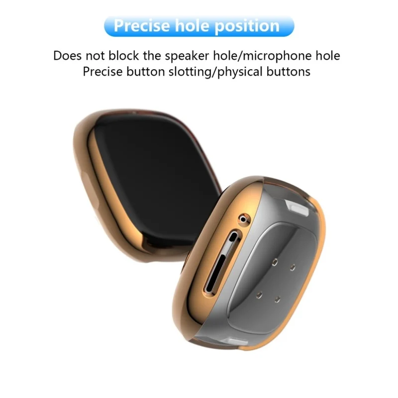Modisch Fitbit Versa 3 / Fitbit Sense Silikon / TPU Hülle
