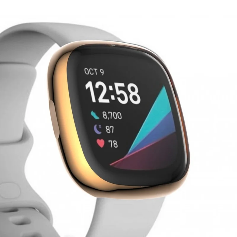Modisch Fitbit Versa 3 / Fitbit Sense Silikon / TPU Hülle