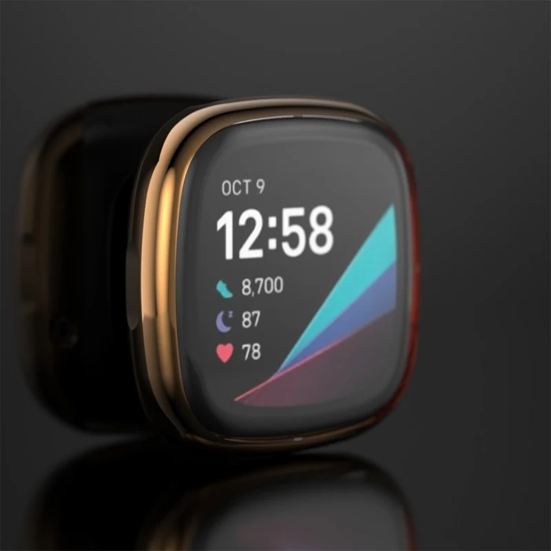 Modisch Fitbit Versa 3 / Fitbit Sense Silikon / TPU Hülle