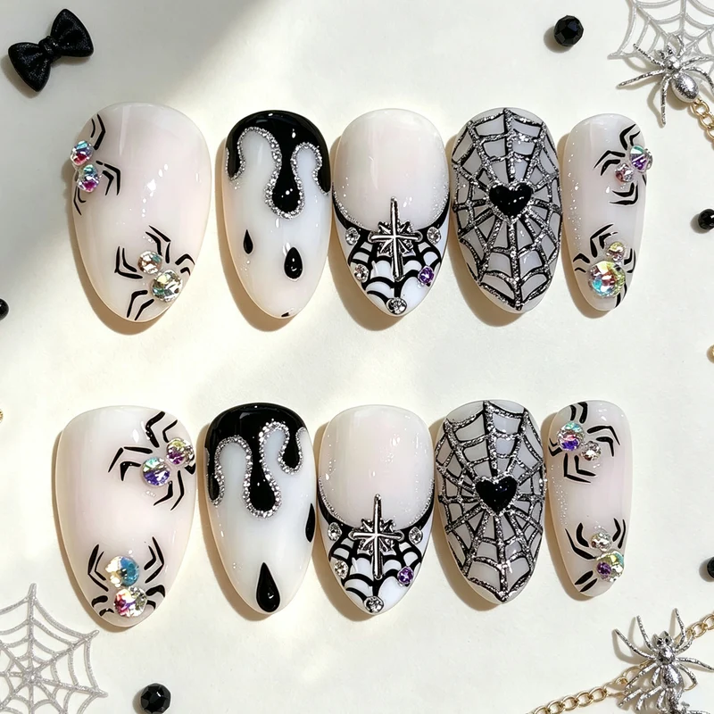 Elegante Gothic Nagelkunst Tipps