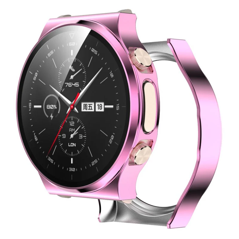 Super Modisch Huawei Watch GT 2 Pro Plastik und Glas Hülle