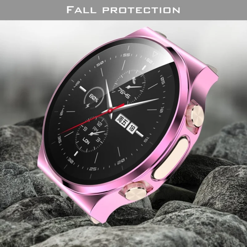 Super Modisch Huawei Watch GT 2 Pro Plastik und Glas Hülle
