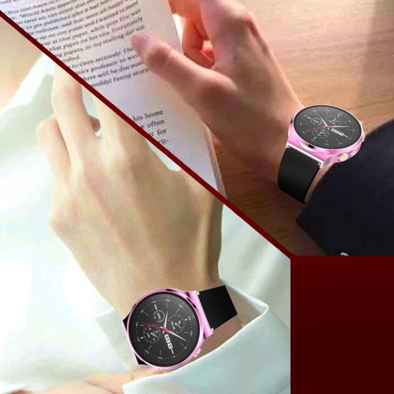 Super Modisch Huawei Watch GT 2 Pro Plastik und Glas Hülle
