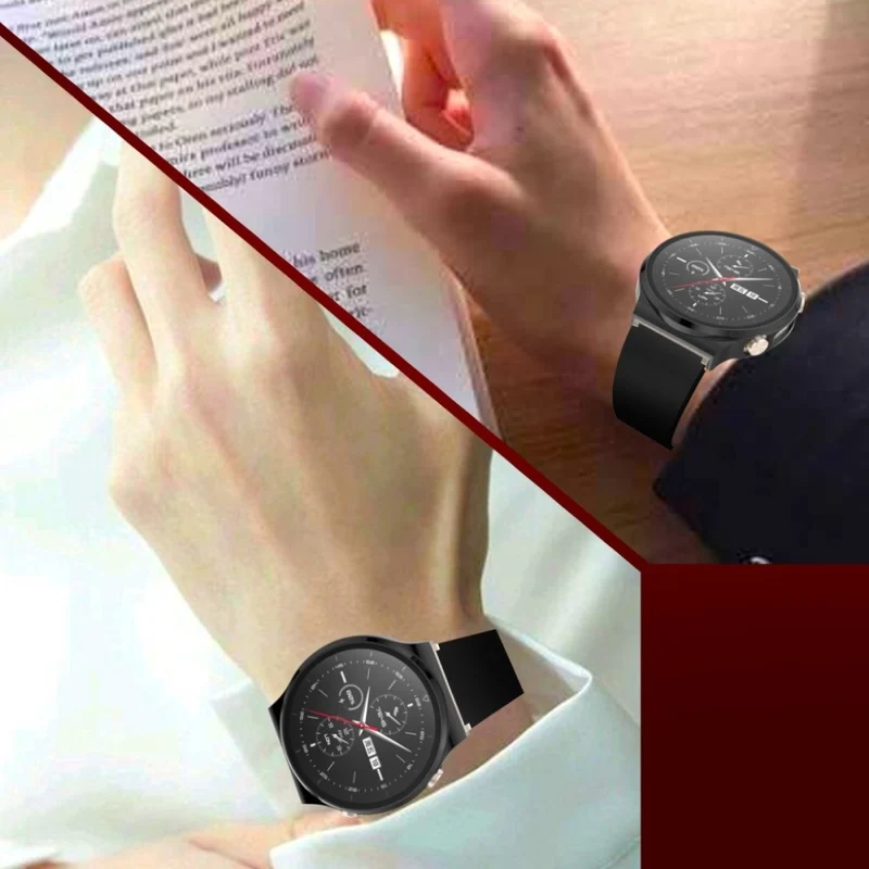 Super Modisch Huawei Watch GT 2 Pro Plastik und Glas Hülle