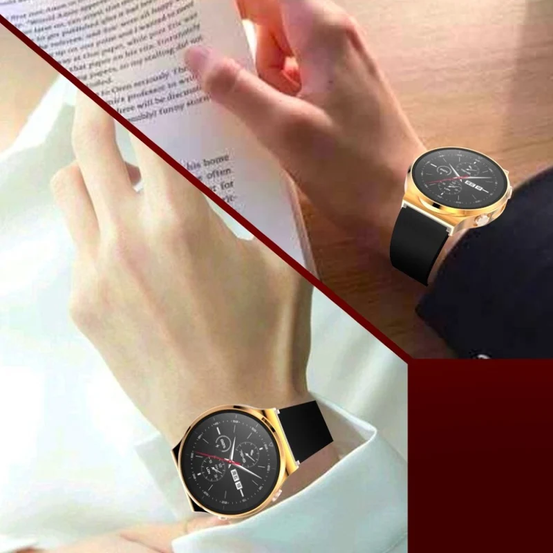 Super Modisch Huawei Watch GT 2 Pro Plastik und Glas Hülle