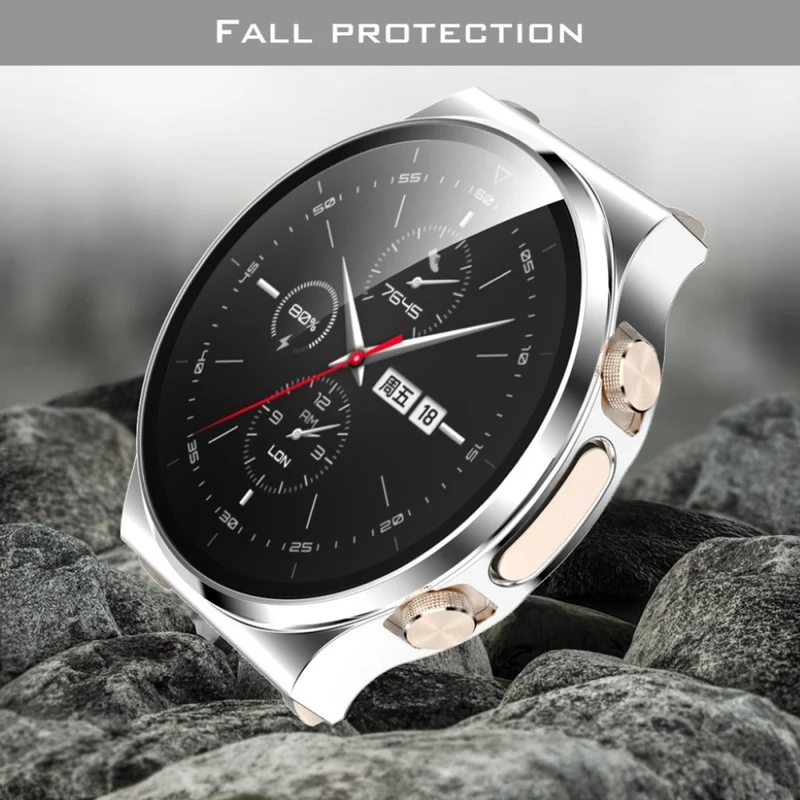 Super Modisch Huawei Watch GT 2 Pro Plastik und Glas Hülle