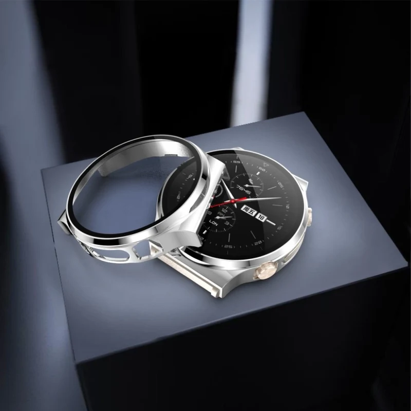 Super Modisch Huawei Watch GT 2 Pro Plastik und Glas Hülle