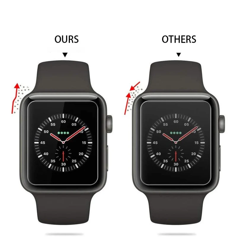 Apple Watch Series 7 45mm Gehärtetes Glas Displayschutz