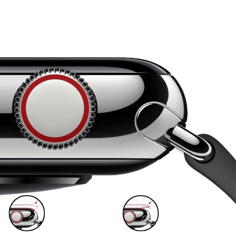Apple Watch Series 7 45mm Gehärtetes Glas Displayschutz