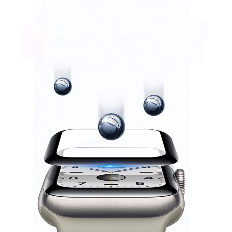 Apple Watch Series 7 45mm Gehärtetes Glas Displayschutz