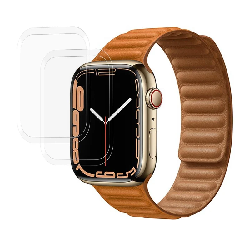 2stück Apple Watch Series 7 45mm Glas HD Displayschutz