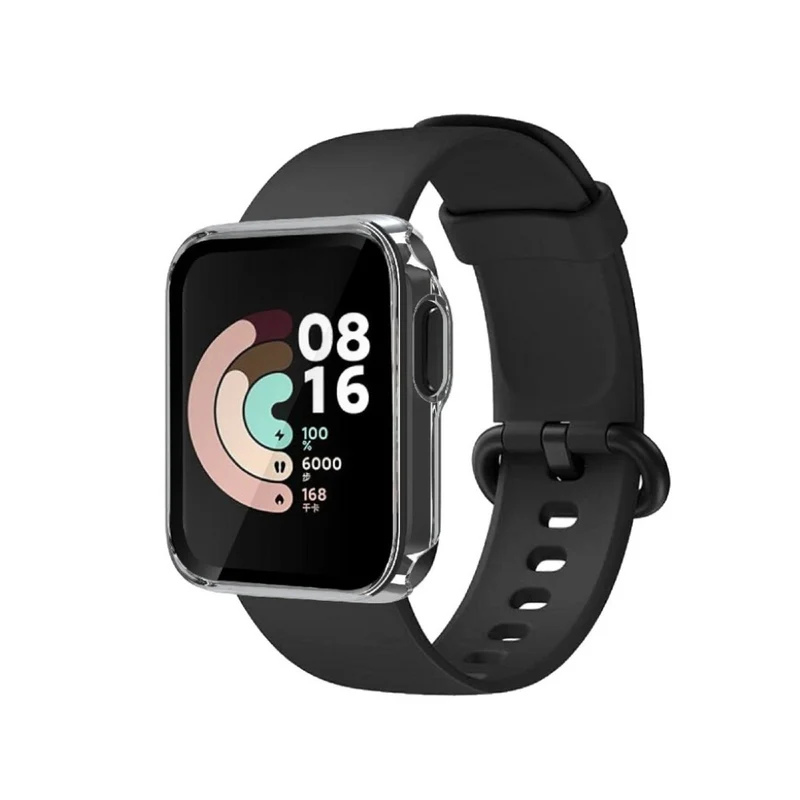 Auffallend Gut Xiaomi Redmi Watch Silikon / TPU und Glas Hülle