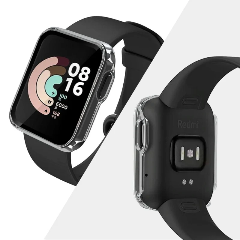 Auffallend Gut Xiaomi Redmi Watch Silikon / TPU und Glas Hülle