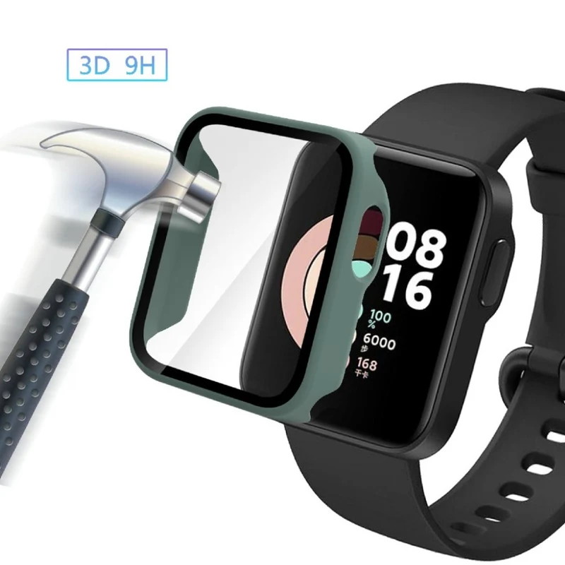 Auffallend Gut Xiaomi Redmi Watch Silikon / TPU und Glas Hülle