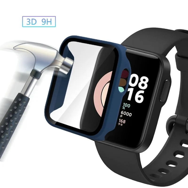 Auffallend Gut Xiaomi Redmi Watch Silikon / TPU und Glas Hülle