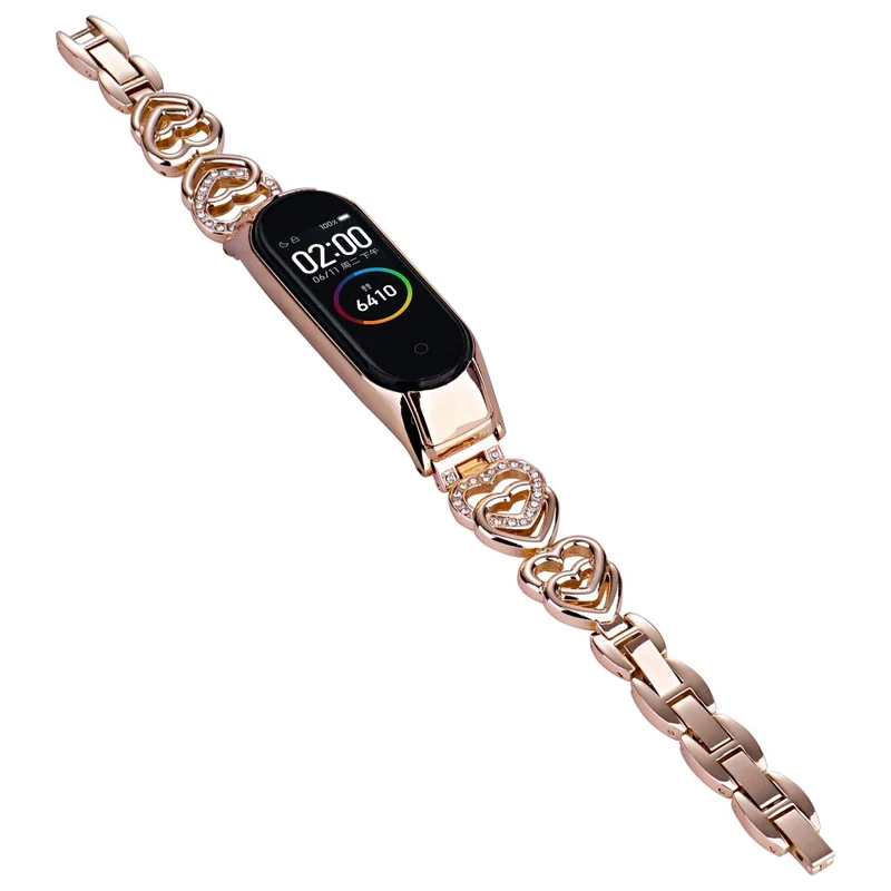 Xiaomi Mi Smart Band 4 / Xiaomi Mi Band 3 Metall und Strass armband