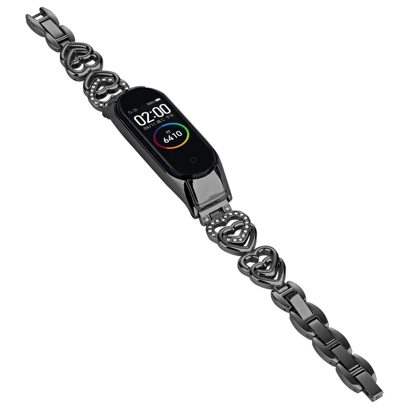 Xiaomi Mi Smart Band 4 / Xiaomi Mi Band 3 Metall und Strass armband